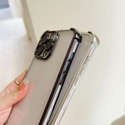 Популярен калъф за телефон с FortniteS дизайн и метализирано покритие за iPhone 17 17e 16e 16 15 14 13 12 11 Pro Max X XR XSMax 7 8 Mini Air Plus, против падане