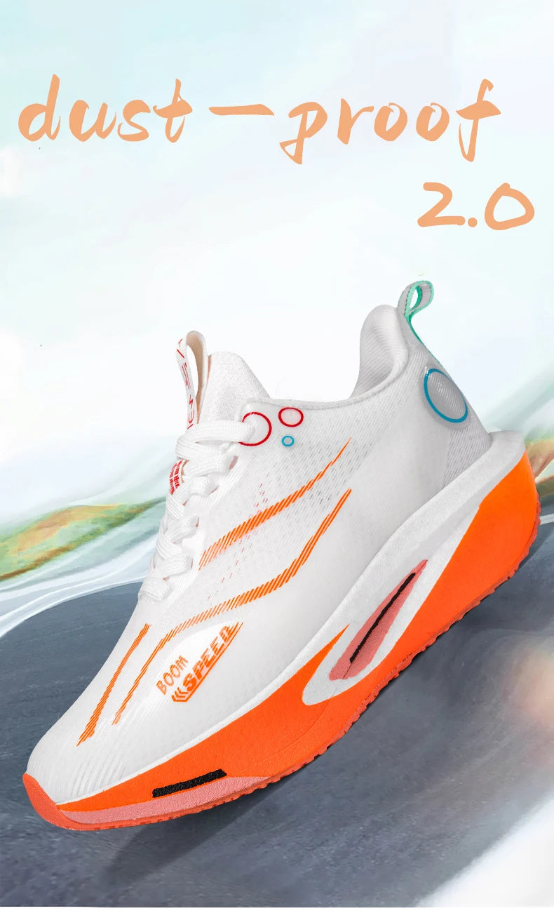 Men's Running Shoes Carbon Plate Professional Breathable Non-slip Cushioning Women's Casual Running Sports Shoes