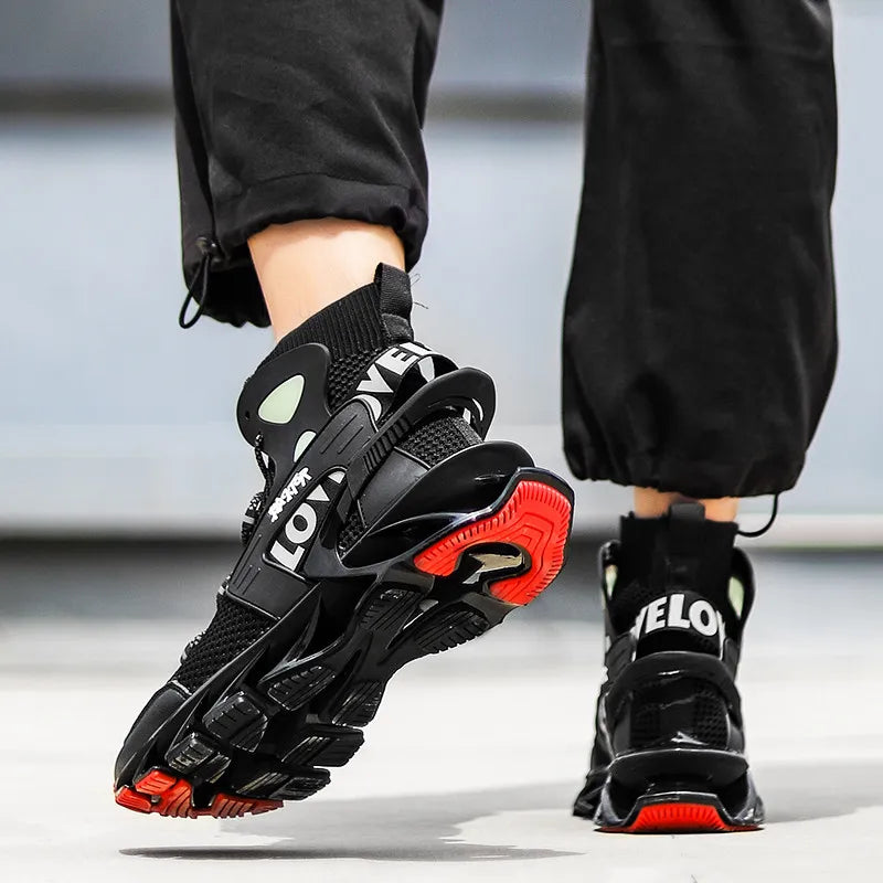 Chaussures de course respirantes pour hommes, baskets pour hommes, mocassins à la mode, chaussures de tennis décontractées, course d'entraînement, luxe