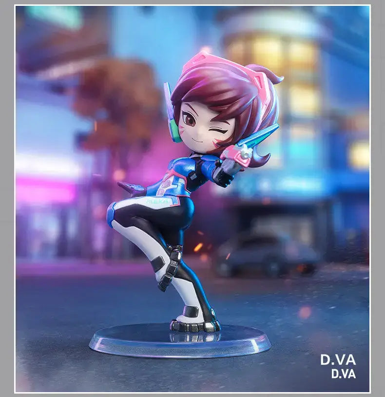 POP MART Genuine Overwatch Play Of The Game Series Blind Box PVC Collectible Figurines Desktop Ornaments Girl Toy Model For Fans