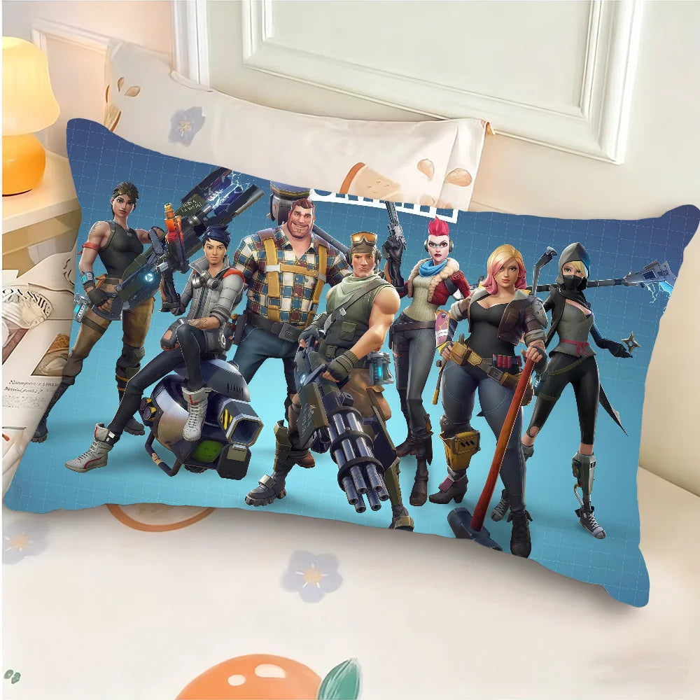 Game F-FORTNITE COOL BRITHDAY cushion cover Rectangle Pillow Case Printing Bedside Sofa Room Home Decoration Pillowcase