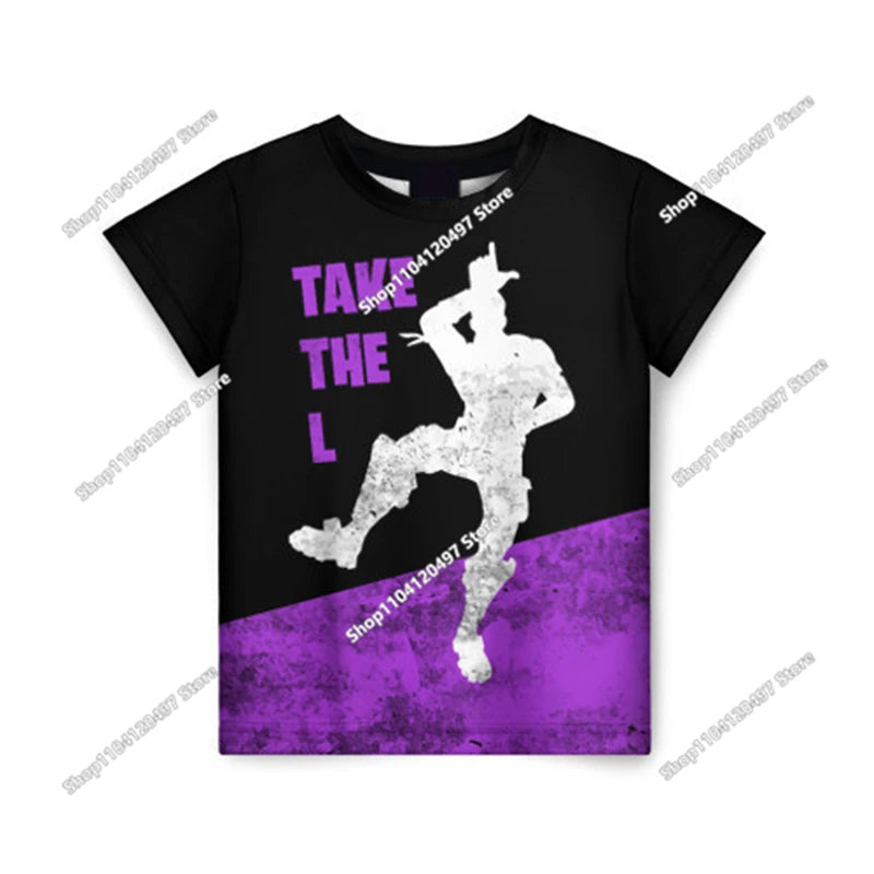 Fortnite Boys Clothes T Shirt Victory Hero Child Kids T-shirt Battle Royale 3d Girls Short Sleeve Tees Tshirt