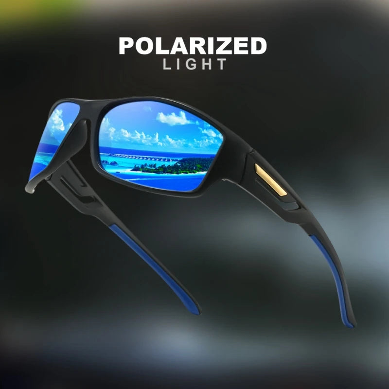 1/3 Sports Polarized Sunglasses Camouflage Wraparound Frame Multicolor Lenses for Driving Fishing UV Protection Unisex Eyewear