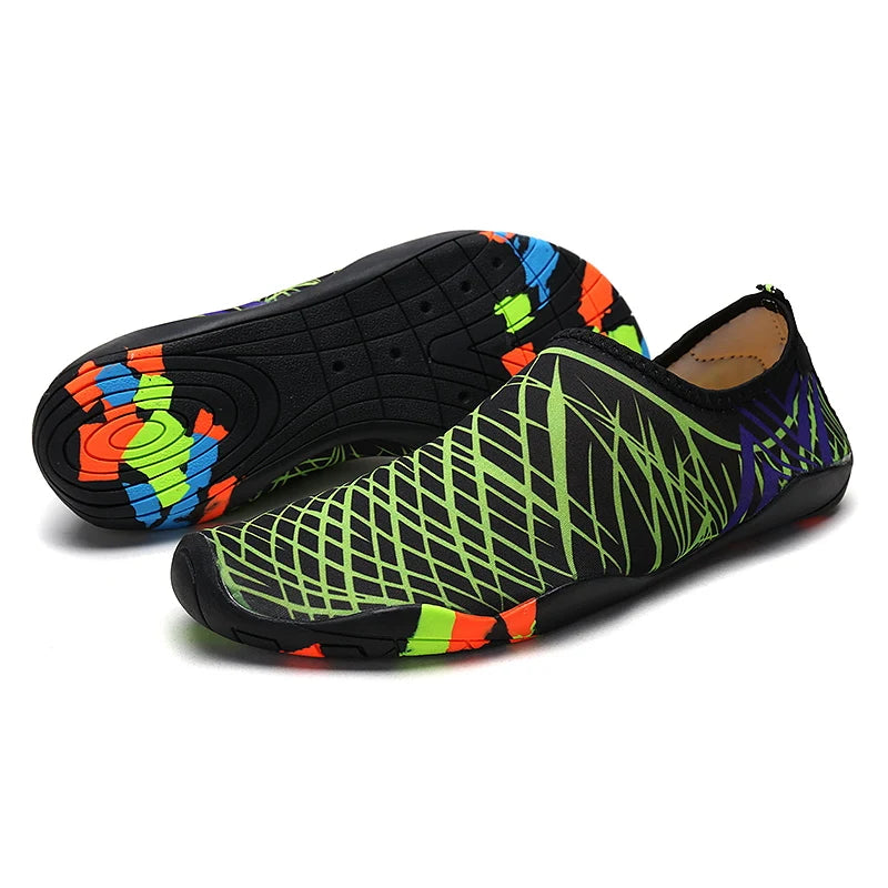 2023Yoga Sports Water Sneakers Unisex Swimming Aqua Seaside Barefoot Slippers Surf Upstream Light Quick-Drying Beach Water Shoes