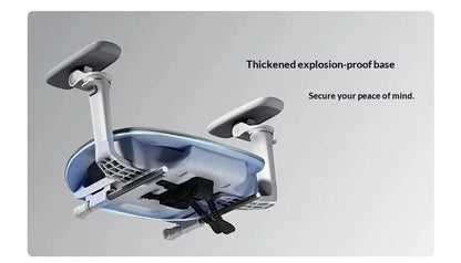 Ergonomic Office Mesh Chair Adjustable Executive Computer Chair with Rolling Swivel Base, Modern Gaming Chair for Home Office Desk Setup