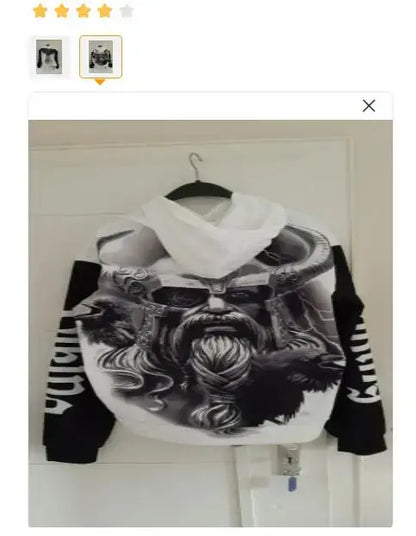 2024 Mens Hoodies Eagle Tattoo Pattern Vikings 3D Printed Fashion Casual Harajuku Hip Hop Autumn And Winter Oversized Sudaderas, Produit gaming premium Fraquane, produits de luxe, nouvelle génération, équipement gamer