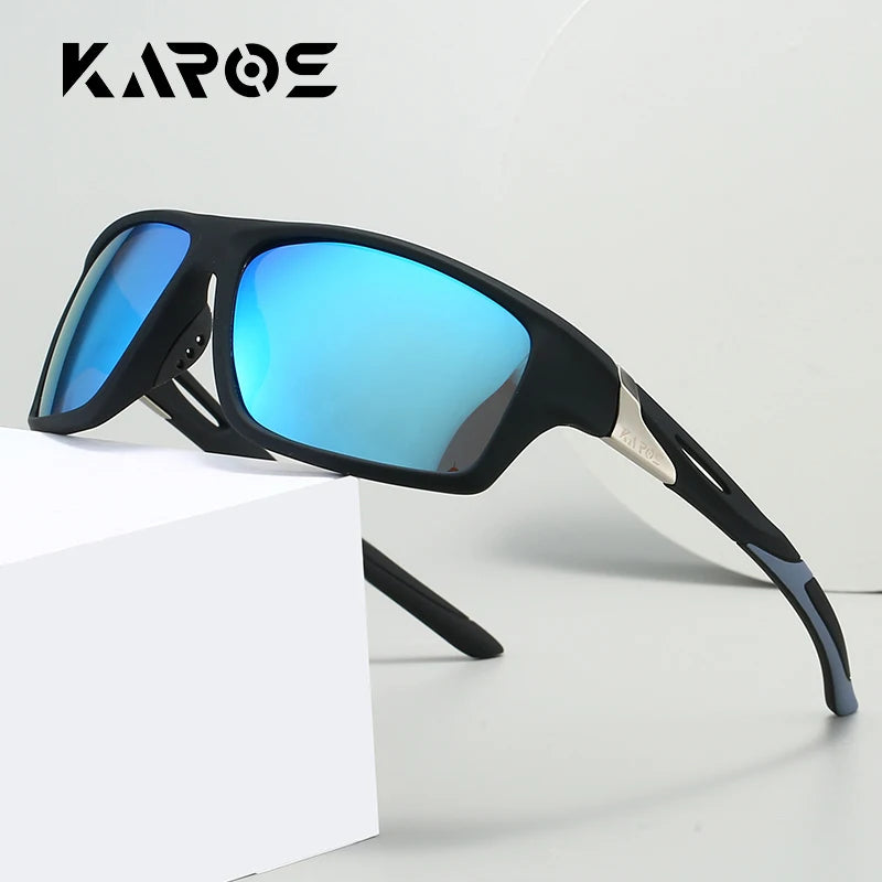Ochelari polarizați Karos UV400 pentru bărbați și femei – ciclism, pescuit, alergare, sporturi în aer liber, ochelari de soare pentru bicicletă, ochelari pentru condus și călărie YZ2012