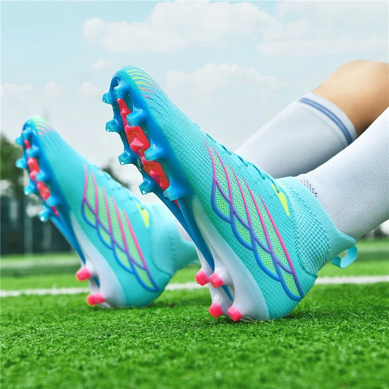 2026 New Superfly FG Football Boots Outdoor Soccer Cleat Black Shoes Soft Sport Professional Shoes Breathable Comfortable Boots