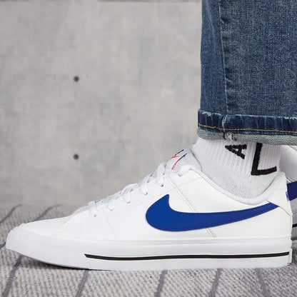 Nike New Lightweight, Comfortable, and Versatile Women's Court Legacy Low-Top White Casual Sports Sneakers DA5380-101
