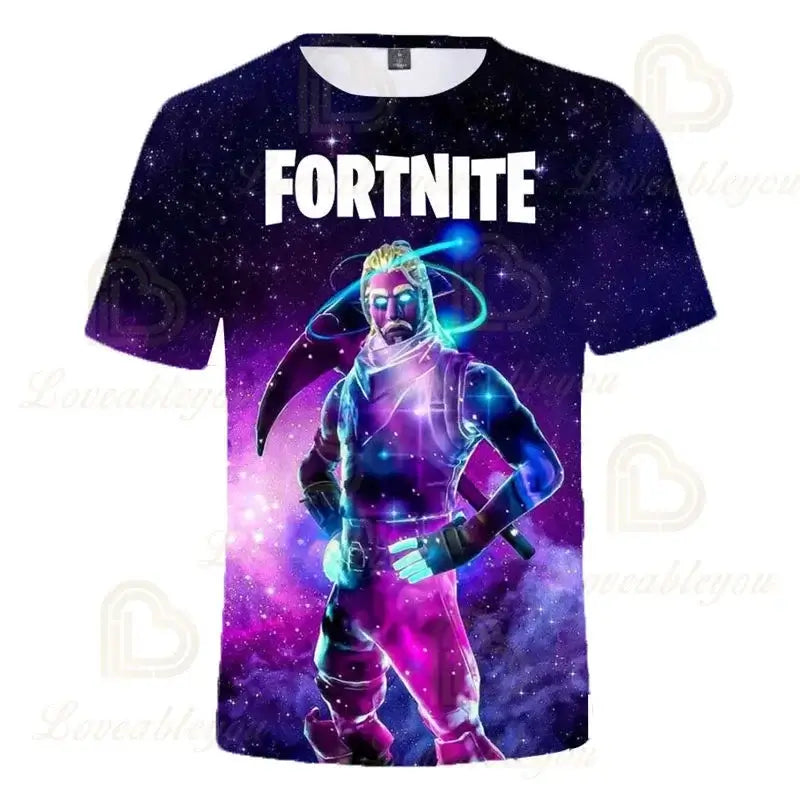 Fortnite Men and Women Victory Children's Wear Battle Royale 3d Swearshirt Boys Girls Clothes Tops Kids T-shirt Hero Teen Tops