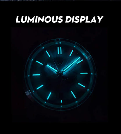 WM Watch Automatic Mechanical Watch NH35 Glacier Series 100M Waterproof AR Coated Sapphire Welly Merck Watch for Men WM226