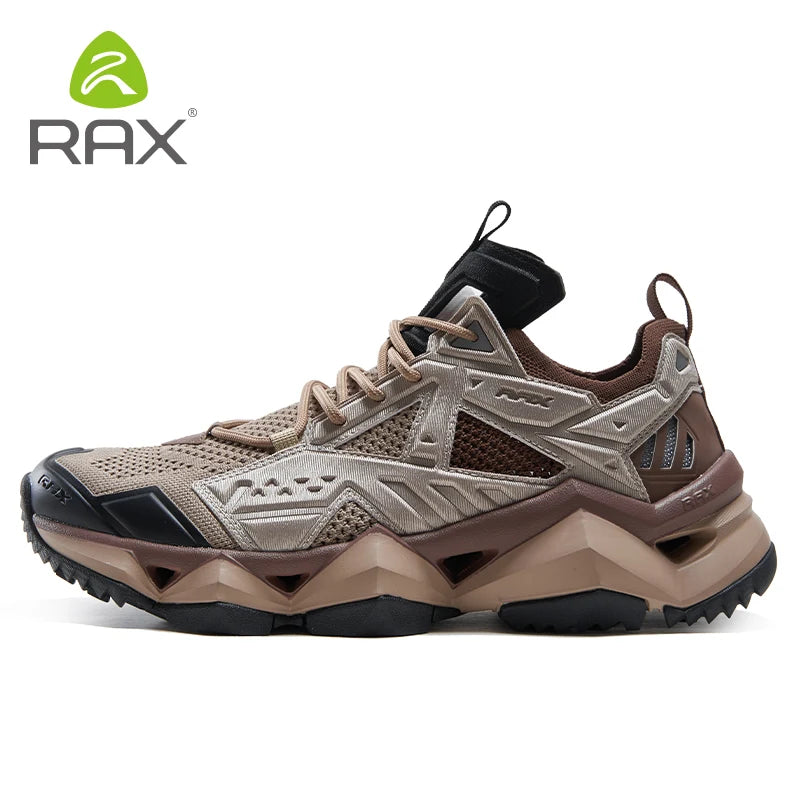 Rax Men's Waterproof Hiking Shoes Breathable Hiking Boots Outdoor Trekking Sports Sneakers Tactical Shoes