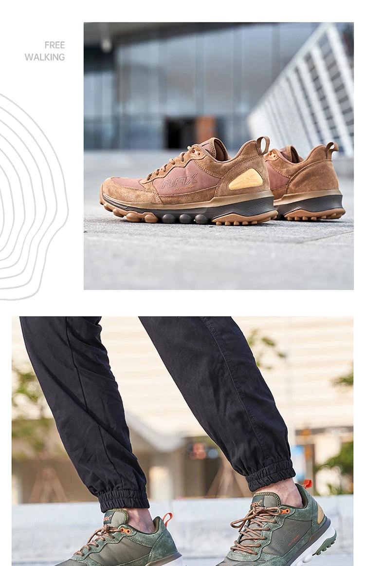 RAX Outdoor Breathable Hiking Shoes for Men Lightweight Walking Trekking Wading Shoes Sport Sneakers Men Outdoor Sneakers Male