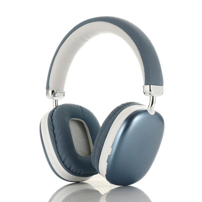 Casque audio supra-auriculaire sans fil Hi-Fi avec bandeau en tissu, tige métallique réglable, pour musique en extérieur, avec suppression du bruit