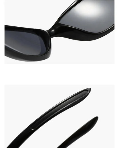 KLASSNUM Y2K Punkowe okulary sportowe dla mężczyzn i kobiet Future Sense Okulary przeciwsłoneczne Markowe designerskie imprezowe z ochroną UV400 Modne okulary ochronne Nowość