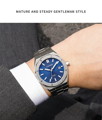 CADISEN Luxury Design 42MM Men's Watches Japan MIYOTA 8215 Sapphire Glass Mechanical Automatic Watch Men 100M Waterproof
