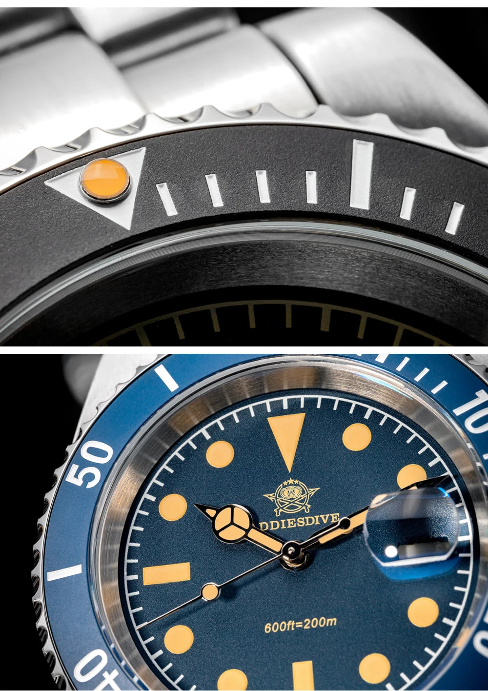 ADDIESDIVE Watch for Men New Quartz Wristwatch Green Ceramic Bezel Diving 200m Luminous 41mm Automatic Date Diver Men's Watch