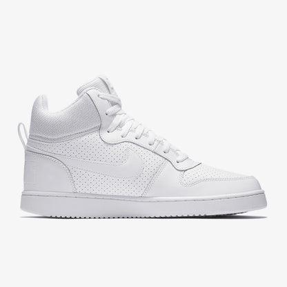 Baskets casual montantes pour homme Nike COURT BOROUGH MID authentiques, blanc pur, 838938-111