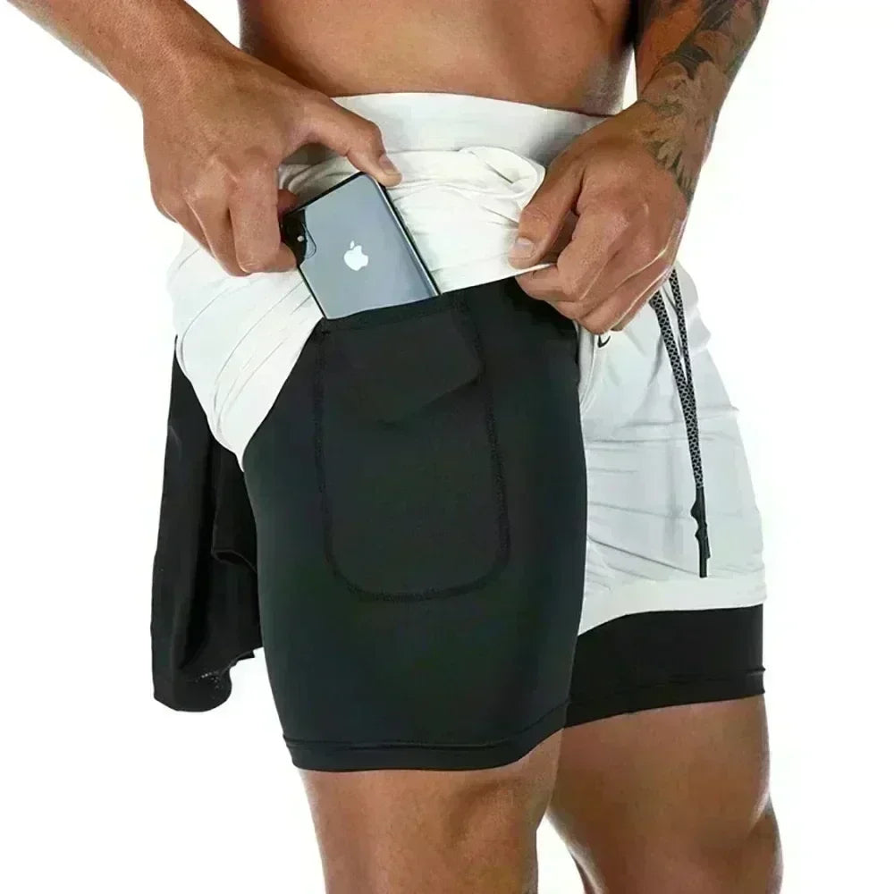 Pantalones cortos de doble capa con estampado moderno de Majin Buu de Dragon Ball, para hombre, de verano, para boxeo y deportes, de secado rápido y transpirables