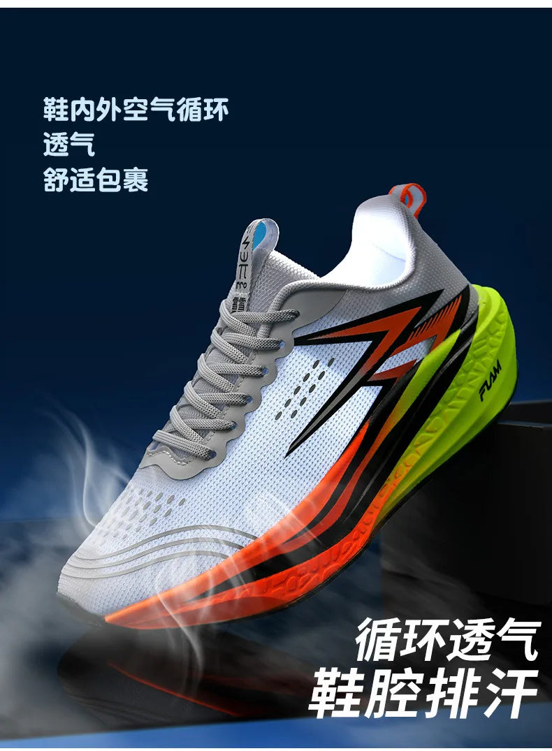 Specialty Marathon Running Shoes for Men Sports Breathable Lightweight Carbon Plate Women's Comfortable Athletic Non-Slip Sneakers