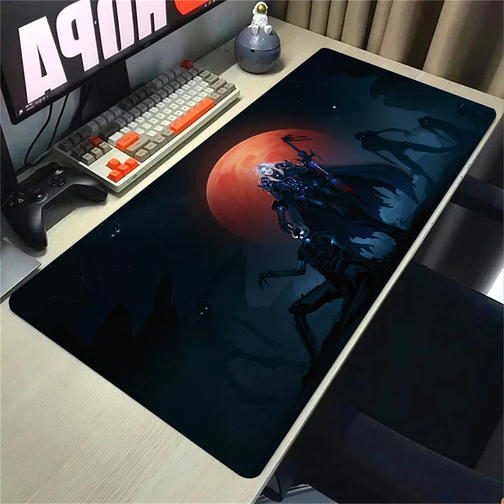 Velká gumová podložka pod myš a klávesnici Natural Horde Alliance HD World Of Warcraft Gaming, s rychlým povrchem a obšitými okraji