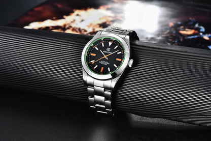 BENYAR 2026 New Mens Watches Top Brand Luxury Watch Men Automatic Mechanical Waterproof 50M Luminous Sports Wristwatch for Men