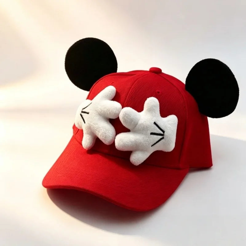Anime Mouse Hot Sale Parent-Child Children's Baseball Cap Cartoon Big Eared Casual Sports Snapback Hat for Boys and Girls Gift