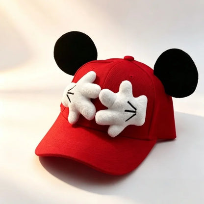 Anime Mouse Hot Sale Parent-Child Children's Baseball Cap Cartoon Big Eared Casual Sports Snapback Hat for Boys and Girls Gift