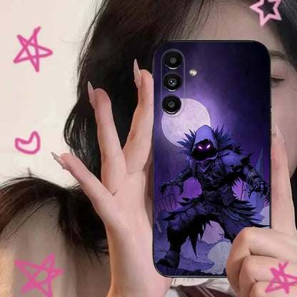 R-Royale F-Fortnite Phone Case For Samsung S24, S21, S22, S23, S30, Ultra, S20, Plus, FE, Lite, Note, 10, 9, 5G Black Soft Cover