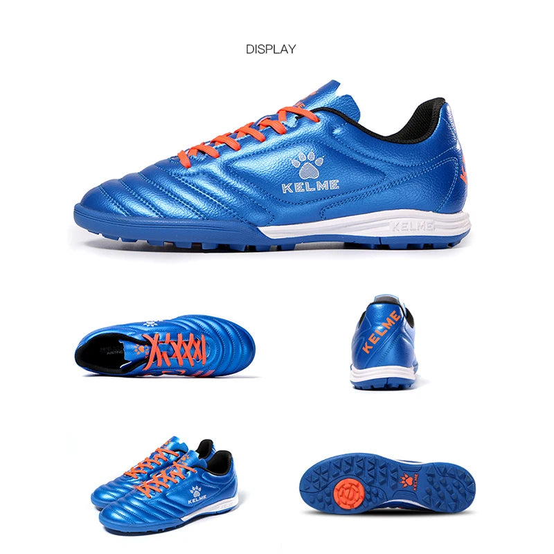 KELME Men Training TF Soccer Shoes Artificial Grass Anti-Slippery Youth Football Shoes AG Sports Training Shoes 871701