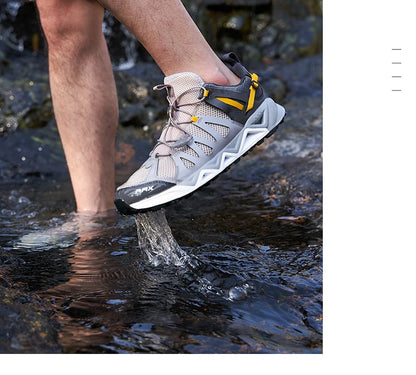 RAX New Men’s and Women’s Summer Hiking Shoes Breathable Upstream Shoes Trekking Aqua Shoes Outdoor Fishing Camping Sneakers for Men