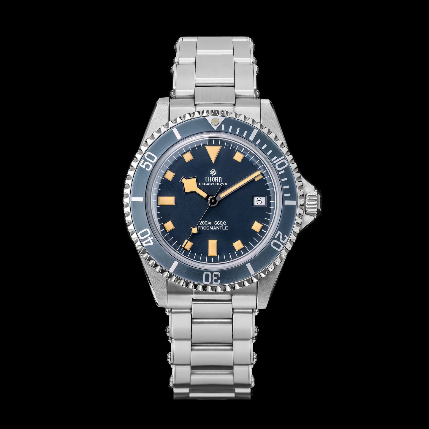 THORN T023 V2 40mm Men's Watch 316 Stainless Steel PT5000 Automatic Movement Mechanical Watch Sapphire 200m Waterproof Wristwatch