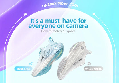 ONEMIX Casual Running Shoes Breathable Summer Jogging Shoes Lightweight Men's and Women's Gym Shoes Outdoor Cushion Sports Shoes