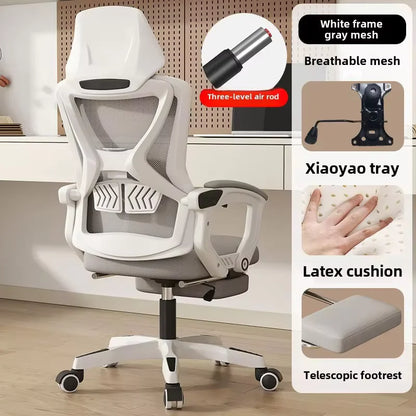 UVR Reclining Computer Chair Home Backrest Chair Office Worker Chair Comfortable Long Sitting Gaming Chair Conference Seating