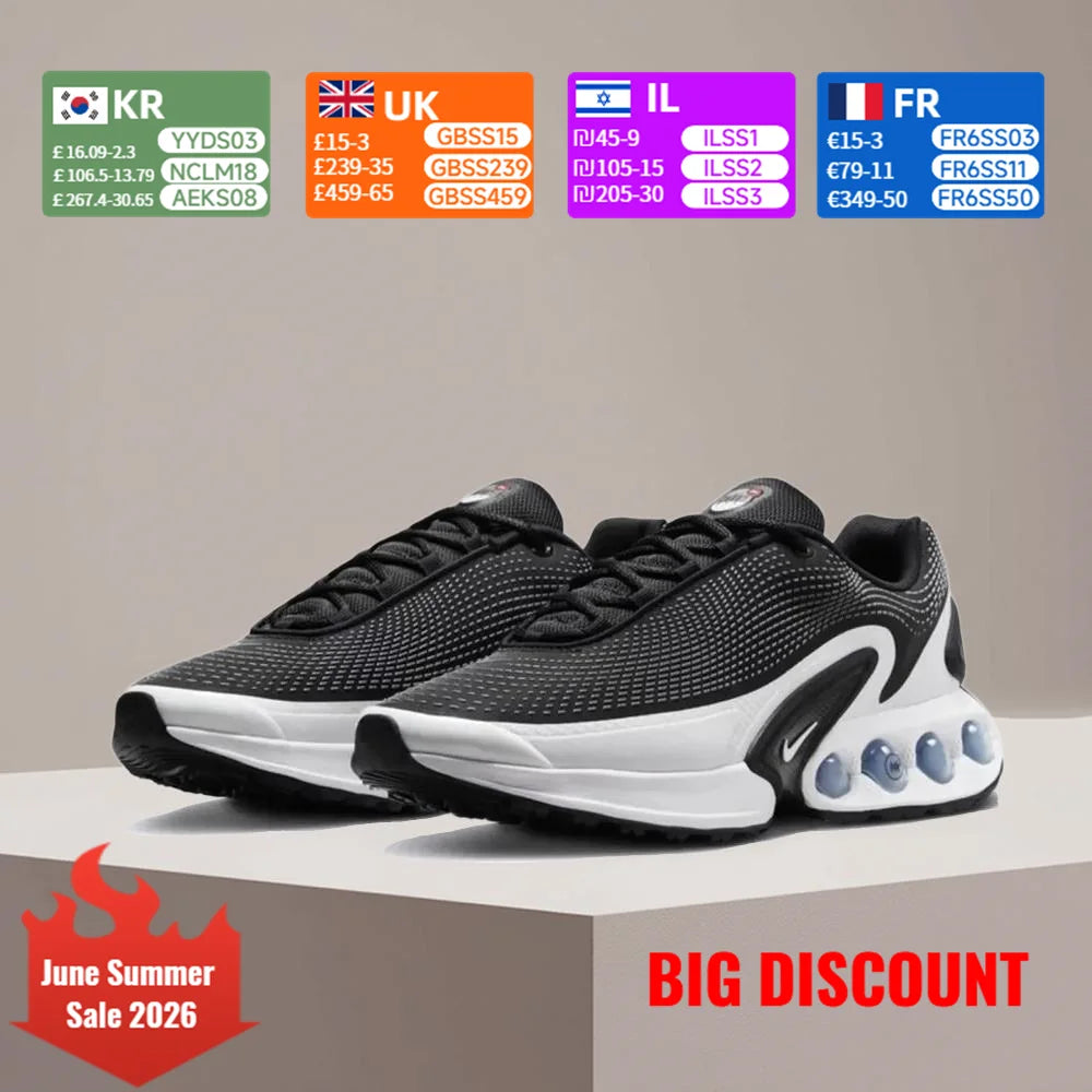 Nike Air Max Dn Dynaaminen ilmatyynyjärjestelmä Kevyt ja mukava kokemus Luistamaton Kestävä Harjoittelu- ja juoksukenkä DV3337-003