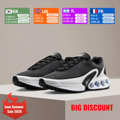 Nike Air Max Dn Dynaaminen ilmatyynyjärjestelmä Kevyt ja mukava kokemus Luistamaton Kestävä Harjoittelu- ja juoksukenkä DV3337-003