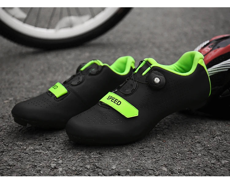 New Unisex Pedal Cycling Shoes, Flat Shoes Suitable for Mountain Sports, Pedal Self-Locking Cycling Shoes, Breathable Cycling Shoes