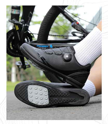 Scarpe da ciclismo da uomo e da donna per bici da strada, competizione e velocità, scarpe sportive da ciclismo autobloccanti con tacchette SPD