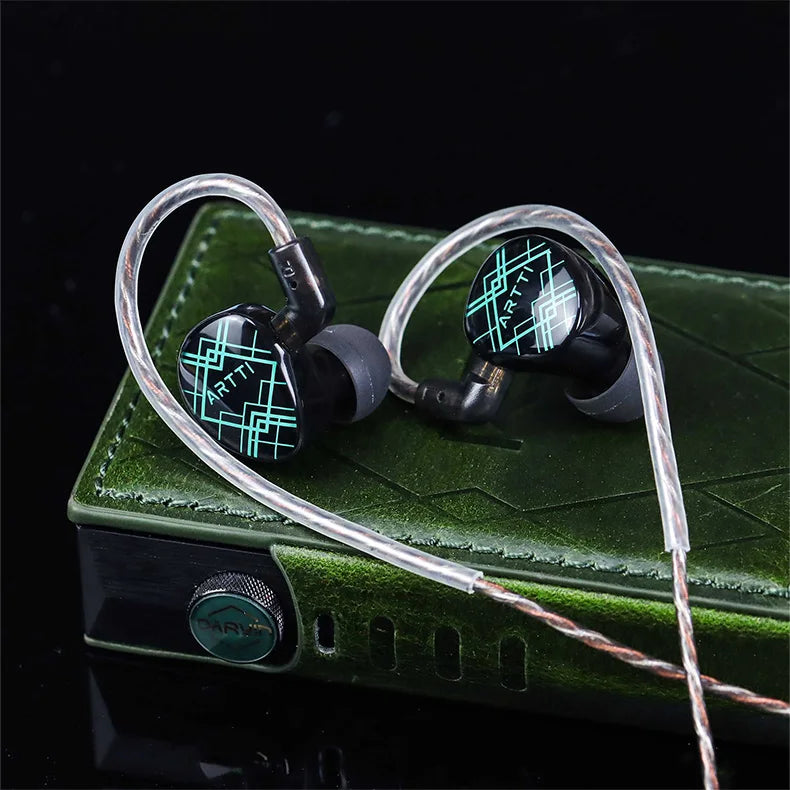 ARTTI T10 Planar Driver In-Ear HiFi Earphones, Wired IEM Monitors with 14.2mm Planar Driver, Detachable 0.78mm 2-Pin Cable, 3.5mm/4.4mm Audiophile Earbuds