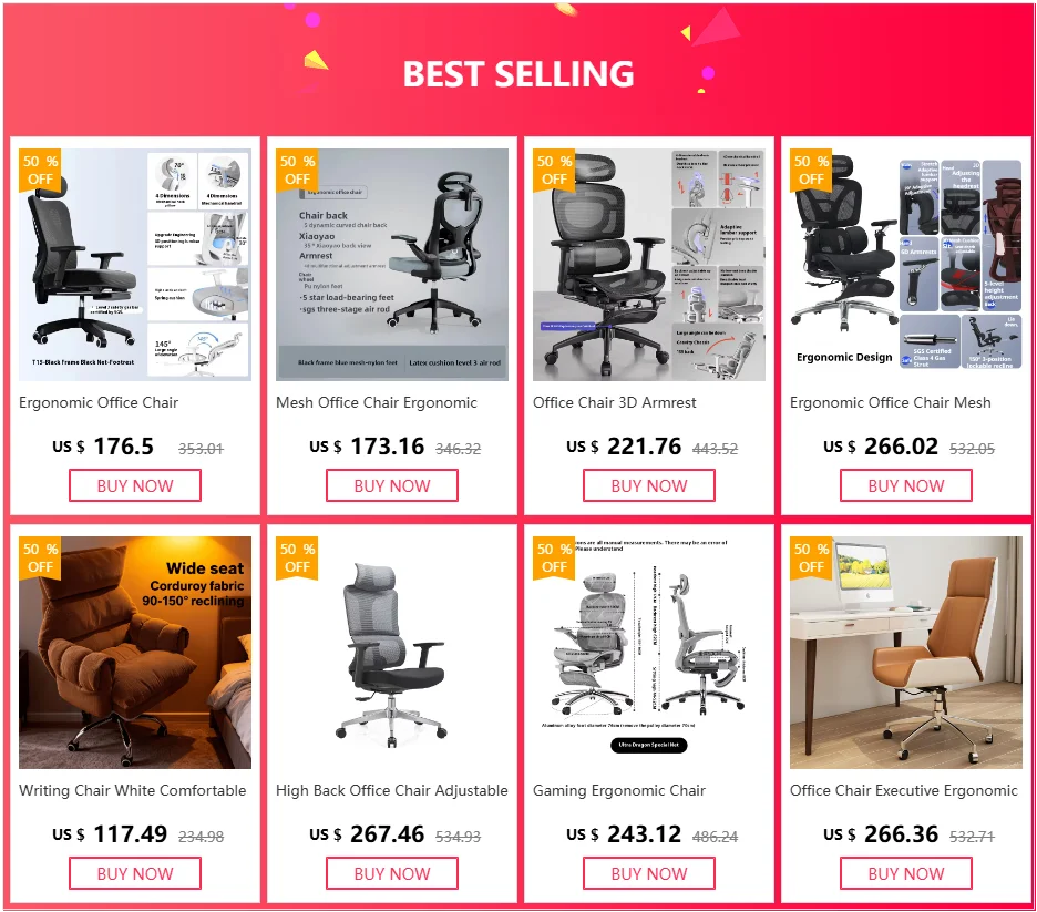 Ergonomic Office Mesh Chair Adjustable Executive Computer Chair with Rolling Swivel Base, Modern Gaming Chair for Home Office Desk Setup