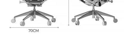 Ergonomic Computer Office Chair with Footrest, Comfortable Designer Executive Chair, Adjustable Luxury Swivel Gaming Chair for Home & Work