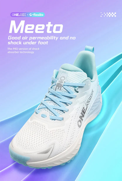 ONEMIX Casual Running Shoes Breathable Summer Jogging Shoes Lightweight Men's and Women's Gym Shoes Outdoor Cushion Sports Shoes