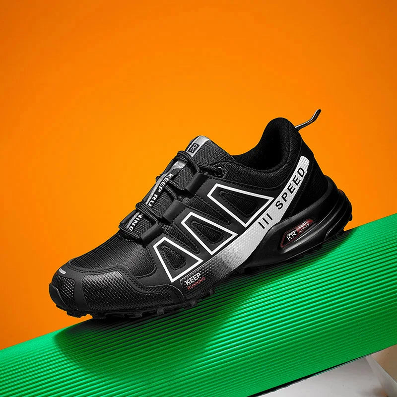 Sapatos de Ciclismo Sem Fecho para Homem, Sapatos de Caminhada Antiderrapantes para Montanha e Todo-o-Terreno, Sapatos Desportivos Respiráveis, Sapatos de Ciclismo de Estrada