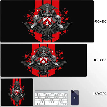 800x300 Apex Legends Mousepad Xxl Funny Unique Desktop Pad Game Mousepad PC Size for large Edge Locking Game Keyboard Pad XL