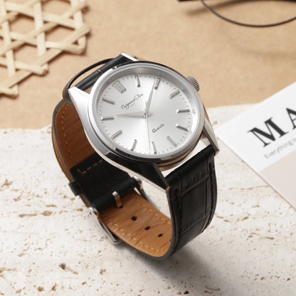 Escapement Time Quartz Watch 40mm Case VH31 Heat Treatment Hand