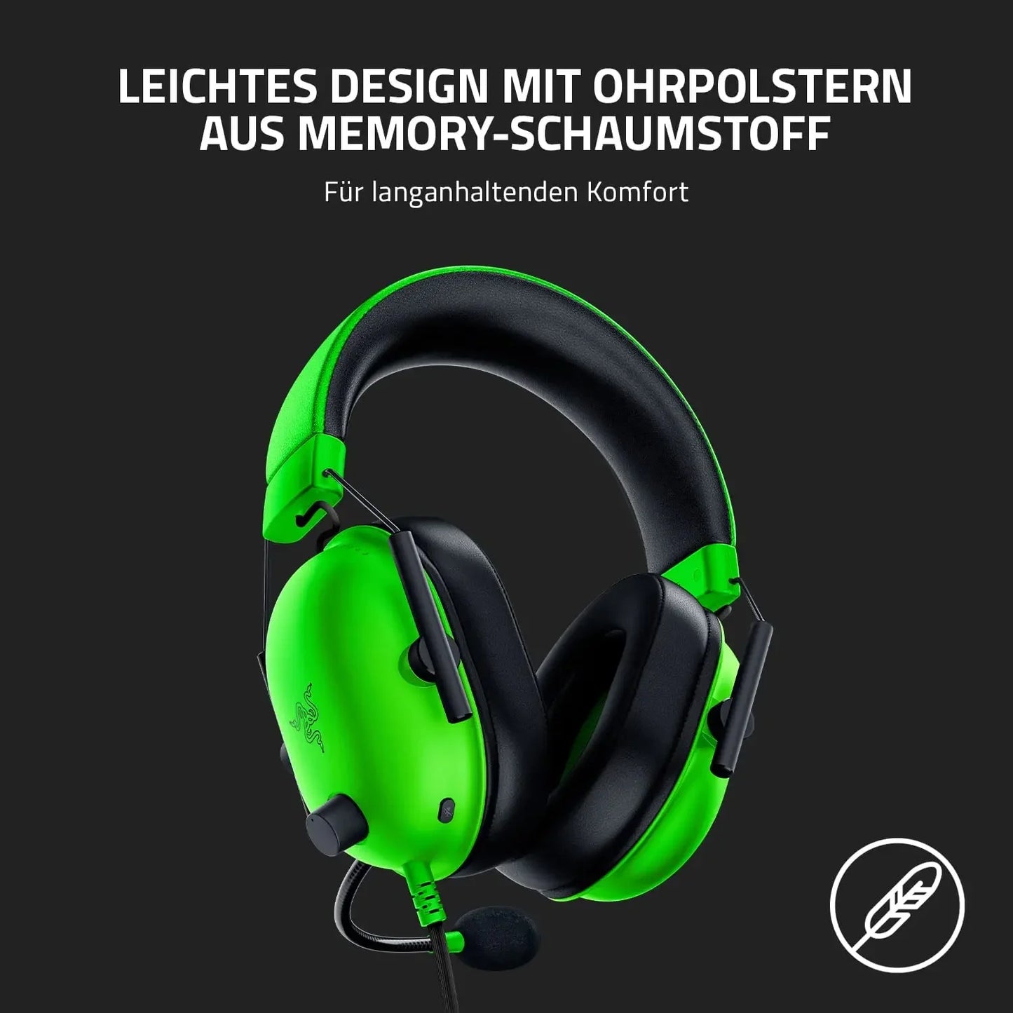 Razer BlackShark V2 X Wired Esports Headset with 7.1 Surround Sound, HyperClear Cardioid Mic & Advanced Passive Noise Cancellation Gaming Headset
