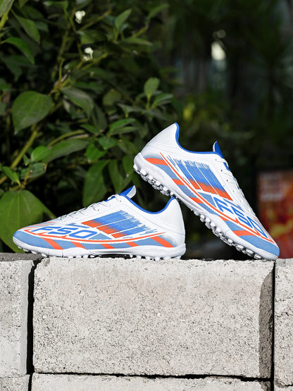 TF Soccer Cleats Children Kids Boys Girls PU Fabric Upper Rubber Sole Non-Slip Wear-Resistant Training Shoes