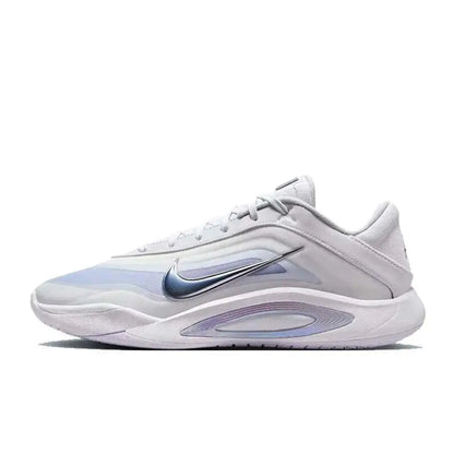 Nike AOne: Minimalistiset, mukavat, pehmustetut ja hengittävät matalavartiset koripallokengät (unisex, valkoiset ja siniset) FZ8606-100