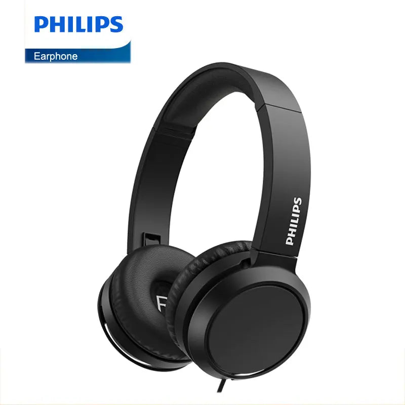 Philips TAH4105 langalliset kuulokkeet – HiFi-stereokuulokkeet, syvä basso ja HD-puhelutoiminto mikrofonilla, sopivat verkkokoulutukseen, toimistokäyttöön, pelaamiseen ja urheiluun