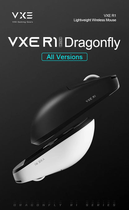 ATK VXE Dragonfly R1 Pro MAX langaton pelihiiri PAW3395 R1 SE Plus mukautettava Esports FPS -hiiri, ladattava ja kevyt